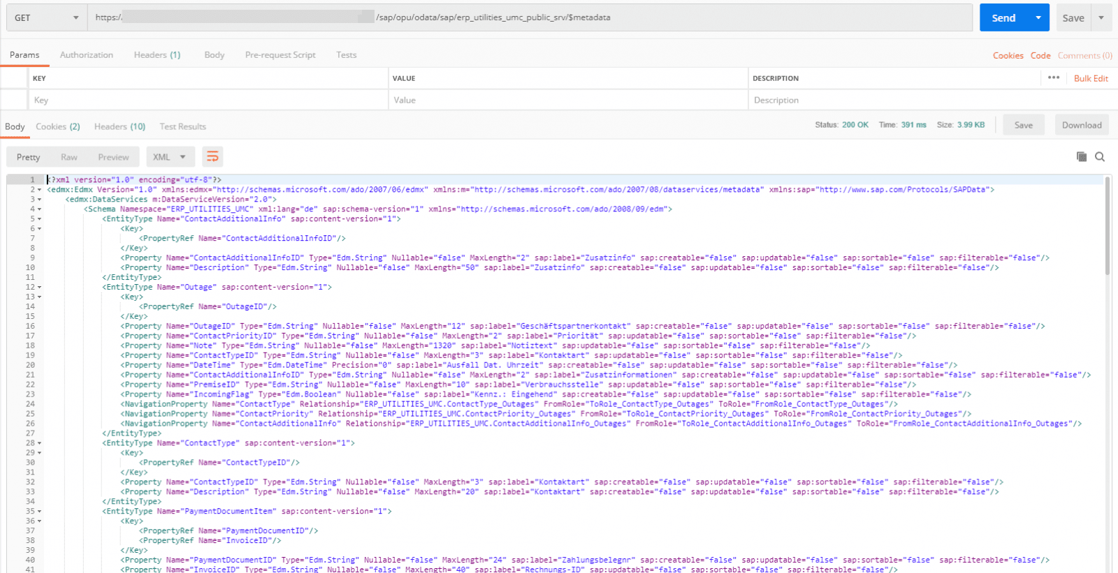 Multichannel Foundation for Utilities Metadata