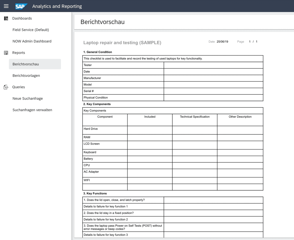 SAP FSM Smartforms