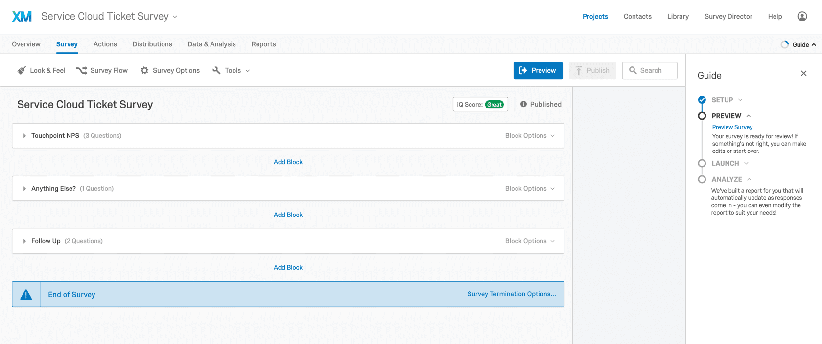 Qualtrics Umfrage