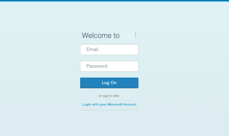 SAP Cloud Platform Login