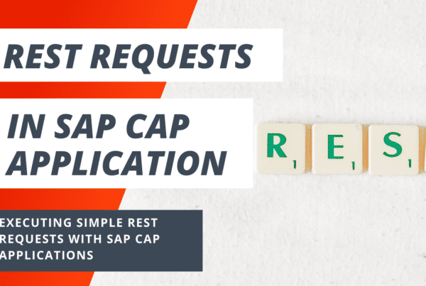 Executing simple REST requests with SAP CAP applications